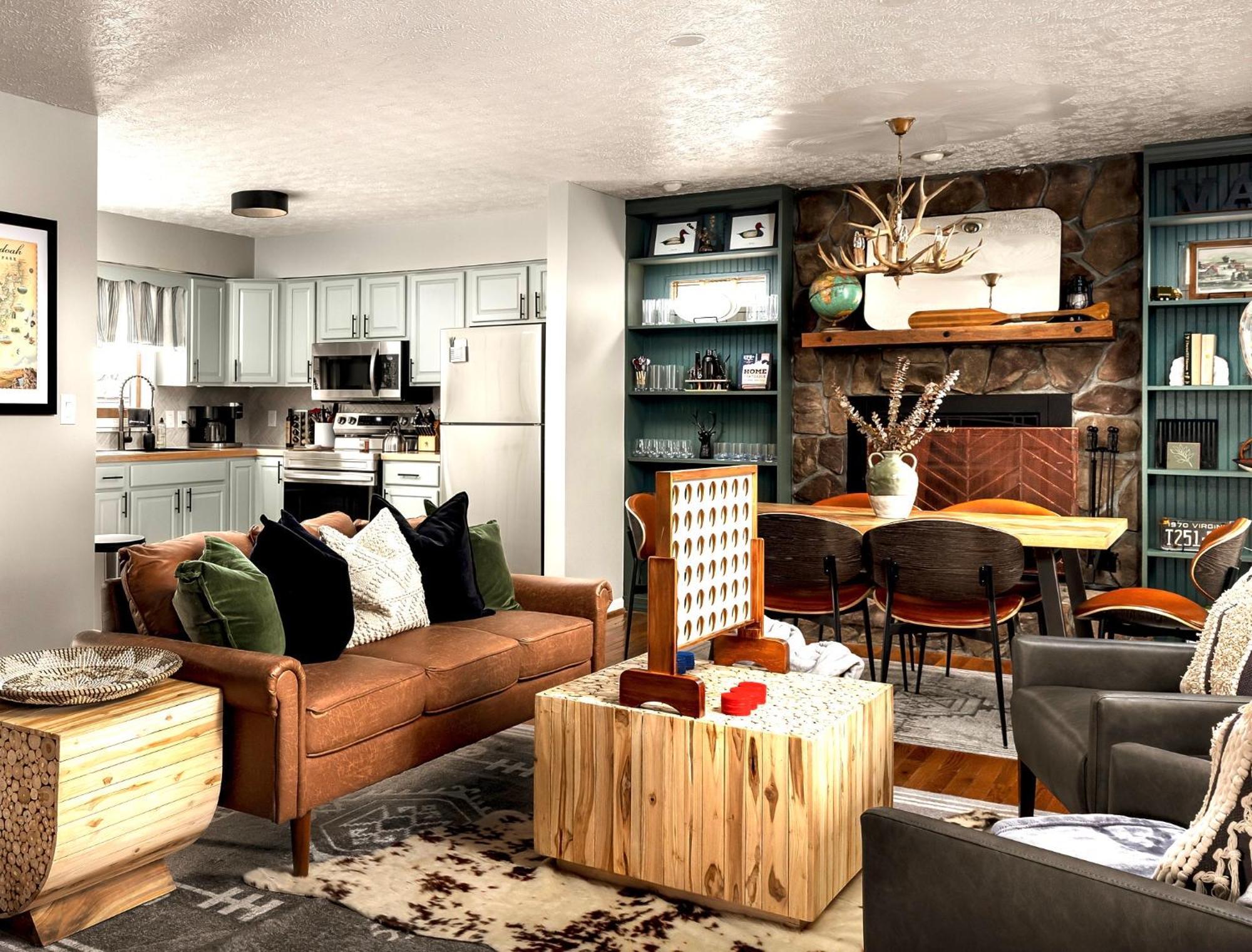 Shenandoah Dog Friendly Cabin With River Access, Hot Tub, Fire Pit, Bbq, Outdoor Dining Buitenkant foto