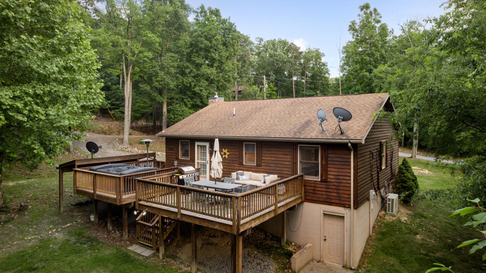 Shenandoah Dog Friendly Cabin With River Access, Hot Tub, Fire Pit, Bbq, Outdoor Dining Buitenkant foto